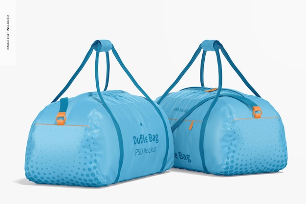 PSD duffle bags mockup