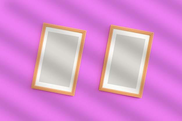 Düğün güzel iç duvar fotoğraf çerçevesi maketi