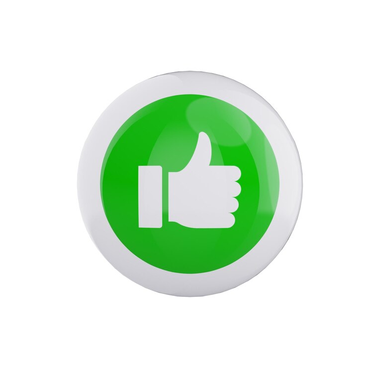 PSD duim omhoog badge