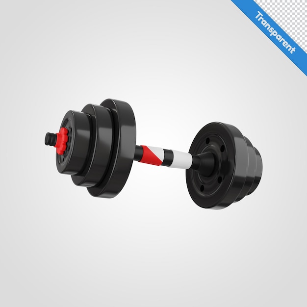 Dumbbell 3d illustration