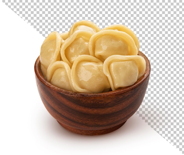 Dumplings Russische vareniki pelmeni geïsoleerd