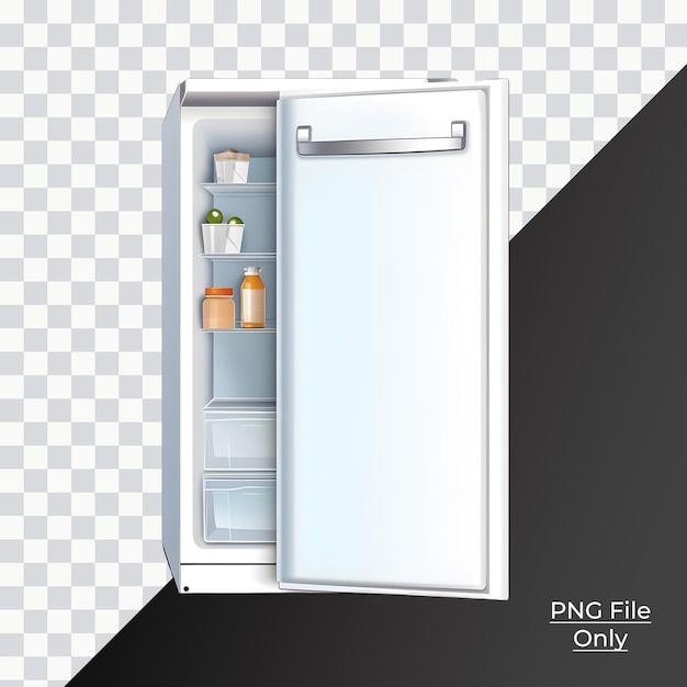 PSD duplex fridge smooth lighting only png premium psd