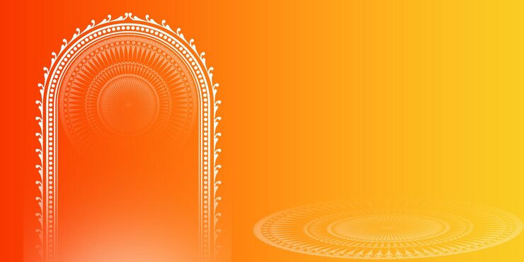 PSD durga puja banner decorative background