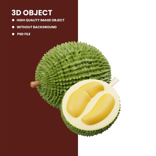 PSD durian frutta