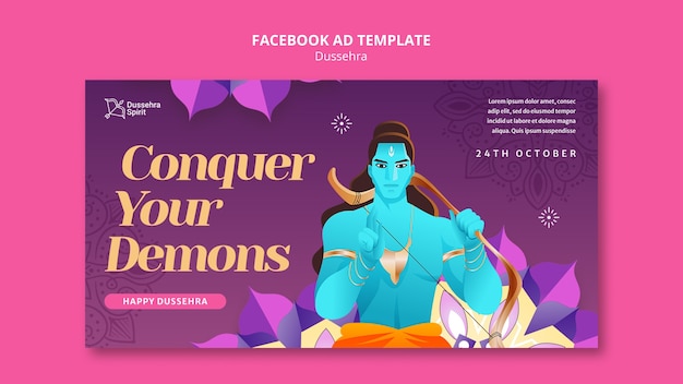 Dussehra template design