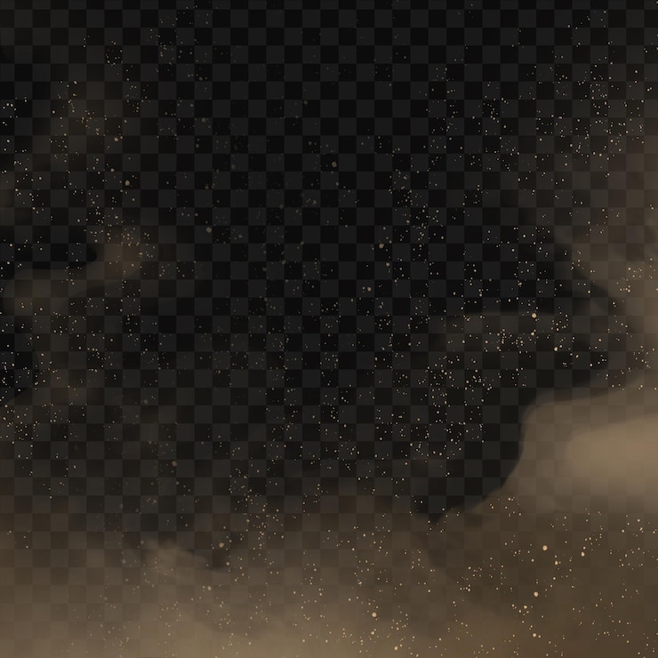 PSD dust sand cloud frame
