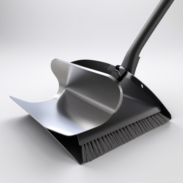 PSD 색 배경에 dustpan psd