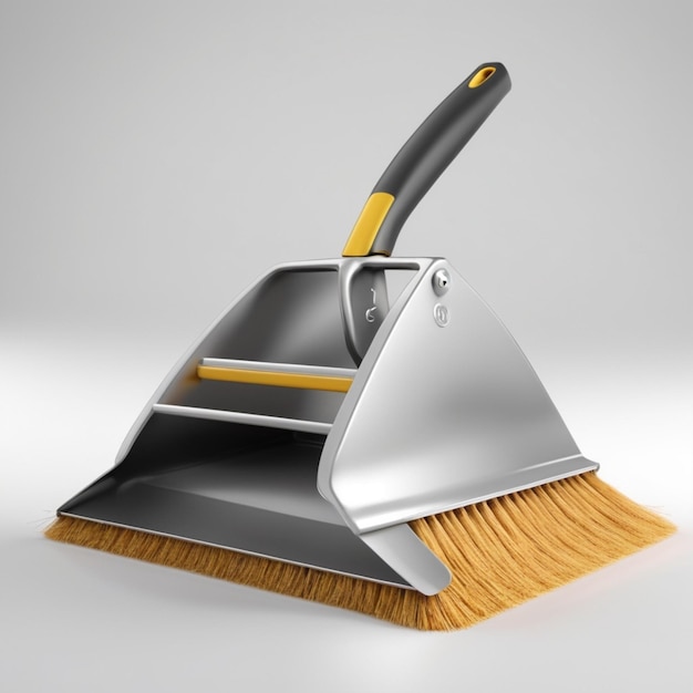 Dustpan psd su sfondo bianco