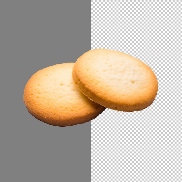 PSD dutch butter cookies isolated on transparent background png psd