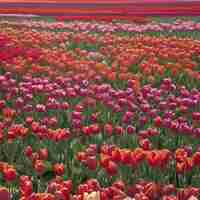 PSD dutch rural tulip fields countryside landscape