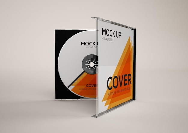 DVD and Cover mockup cd mockup