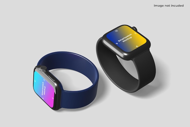 Dwa Makiety Smartwatch