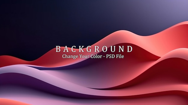 Dynamic background with fluid shapes modern concept generative ai