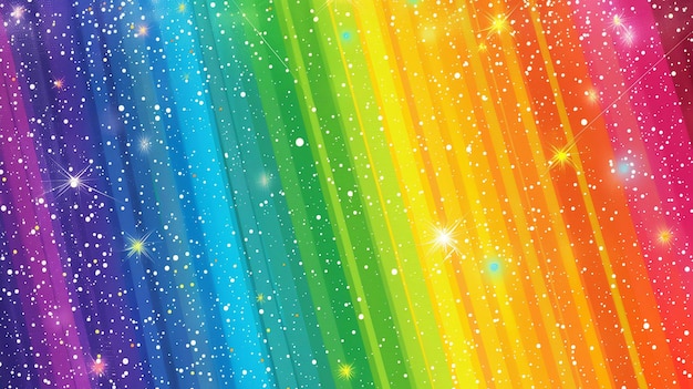 PSD dynamic background with rainbow stripes