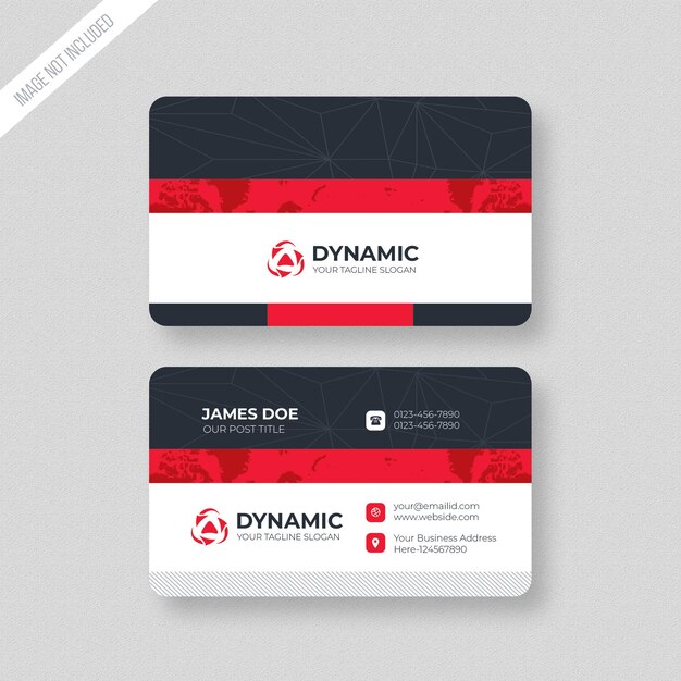 PSD dynamic business card