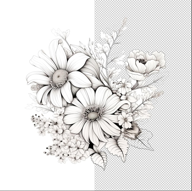 PSD dynamic floral vectors fuel creativity inspire design projects