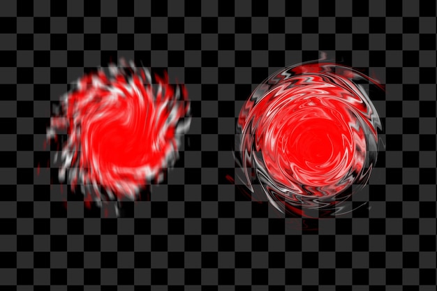 Dynamic Red Light Swirl and Storm Vortex Abstract Energy Motion Effect for Overlays PNG