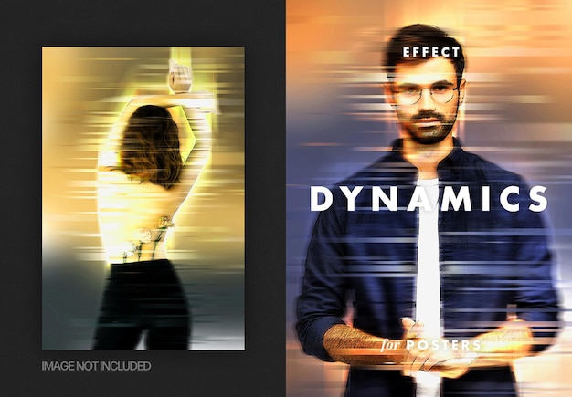 Dynamiek-effect voor posters