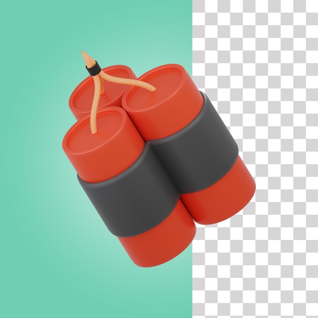 PSD dynamite 3d icon