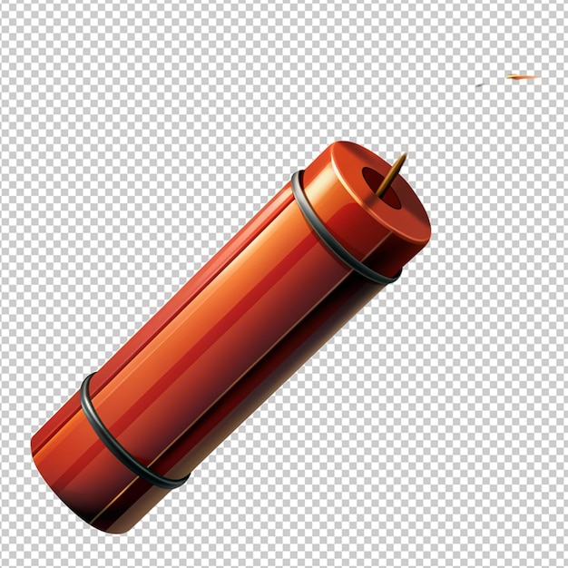 PSD dynamite on transparent background