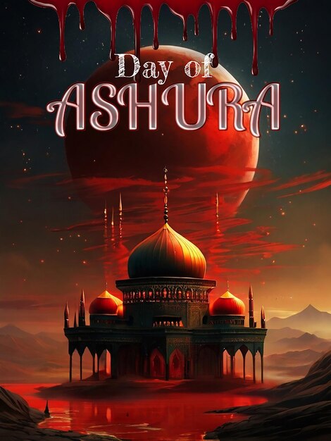 Dzień Ashura Muharram Social Media Design Psd