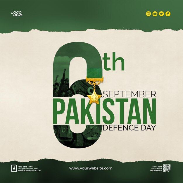 PSD dzień obrony pakistanu 6 września