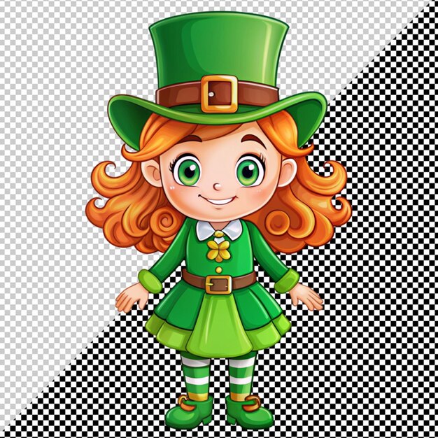 Dziewczyna Leprechaun St Patrick's Day