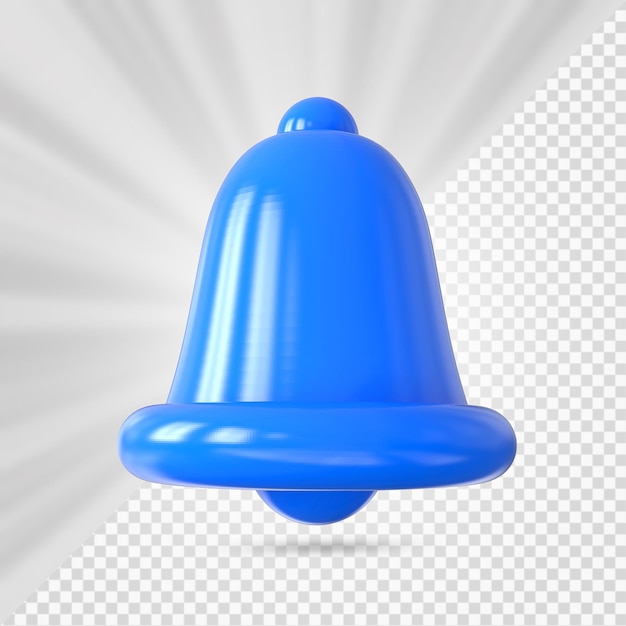 dzwonek powiadomień ikona 3d