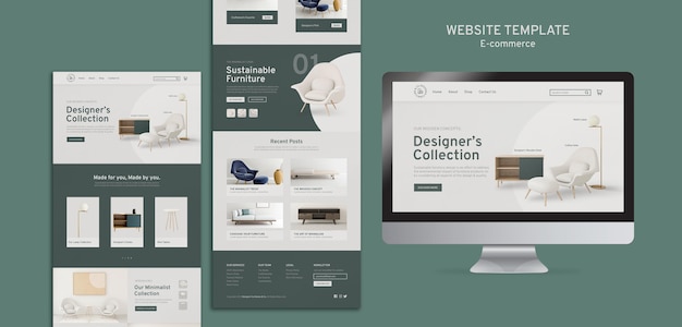 E-commerce website template