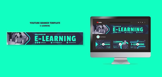 PSD e-learning template design