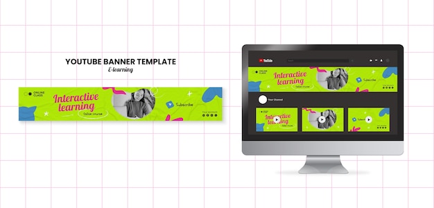 PSD e-learning template design