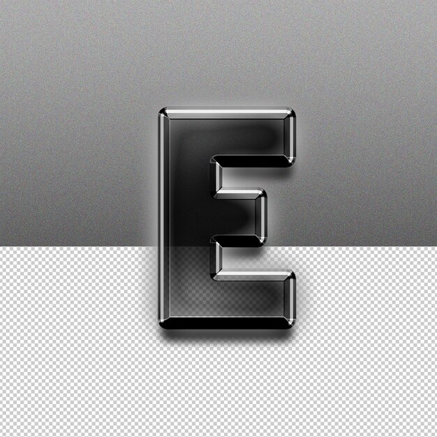 E Letter teksteffect