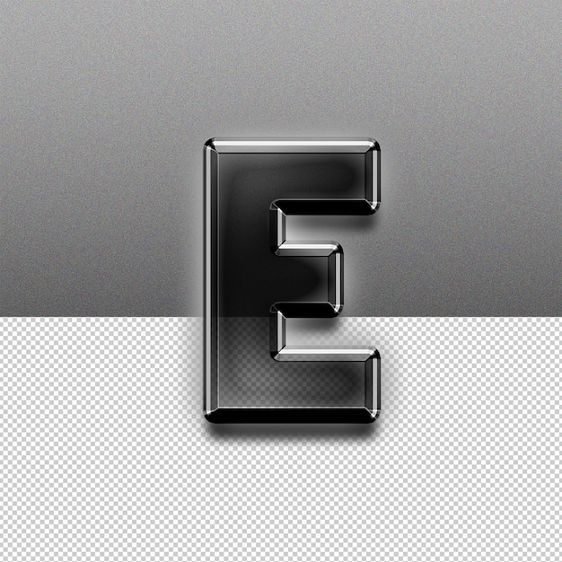 PSD e letter text effect