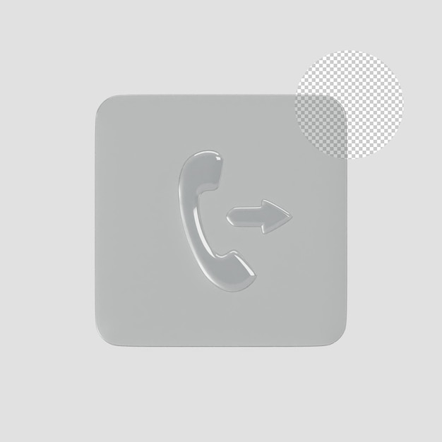 e-mail button user interface. 3d render illustration