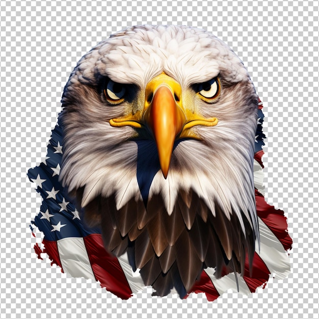 PSD eagle flag