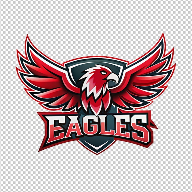 Eagle logo on transparent background