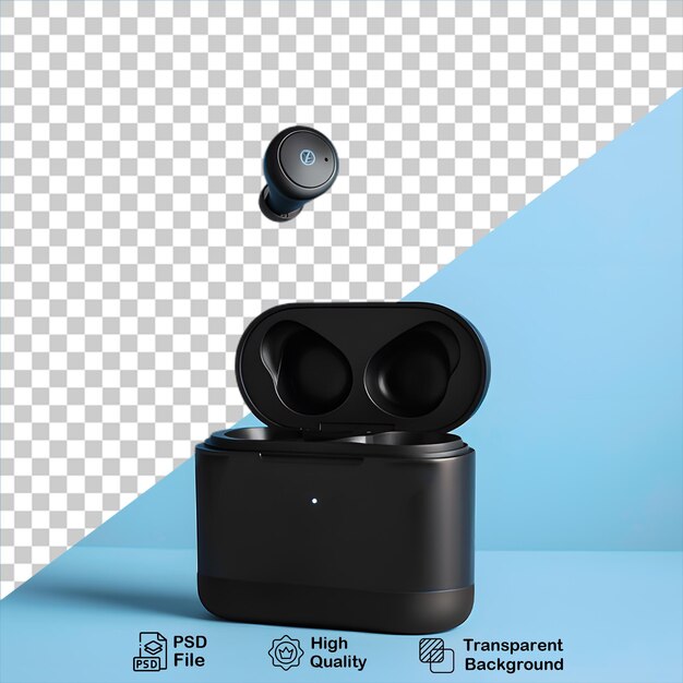 PSD earbuds isolated on transparent background include png file