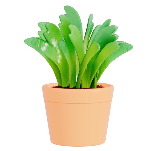 PSD earth day plant 3d rendering