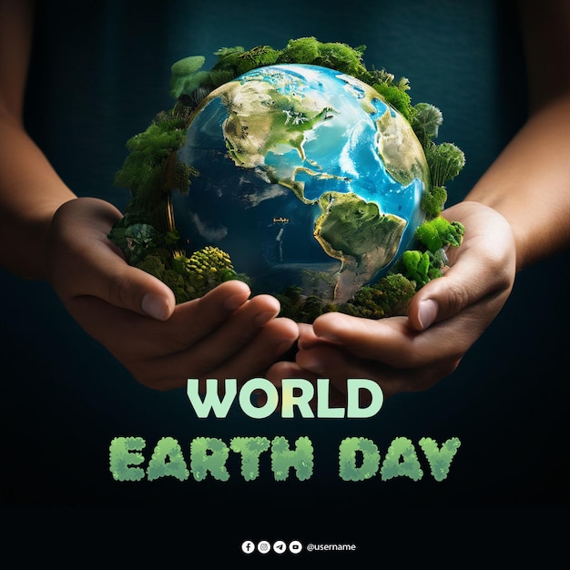 Earth day post design