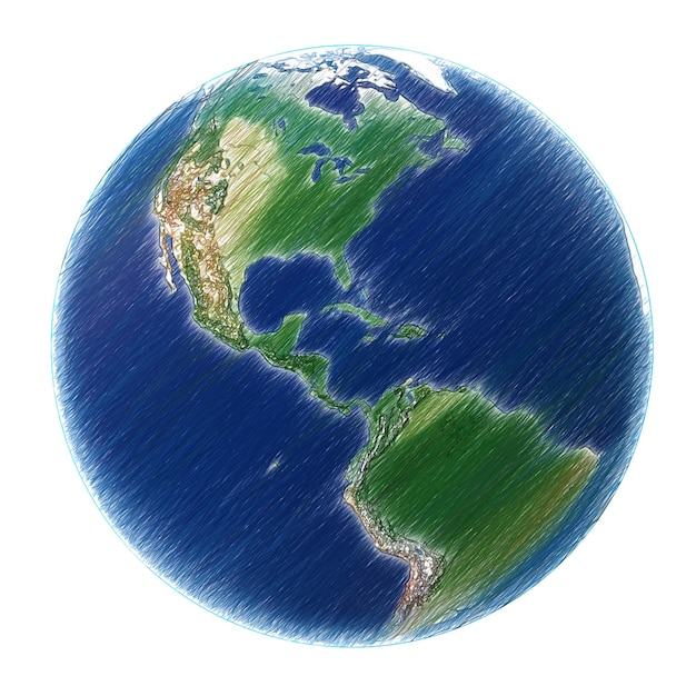 earth isolated transparent background drawing