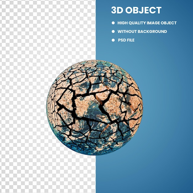 PSD earth planet blue