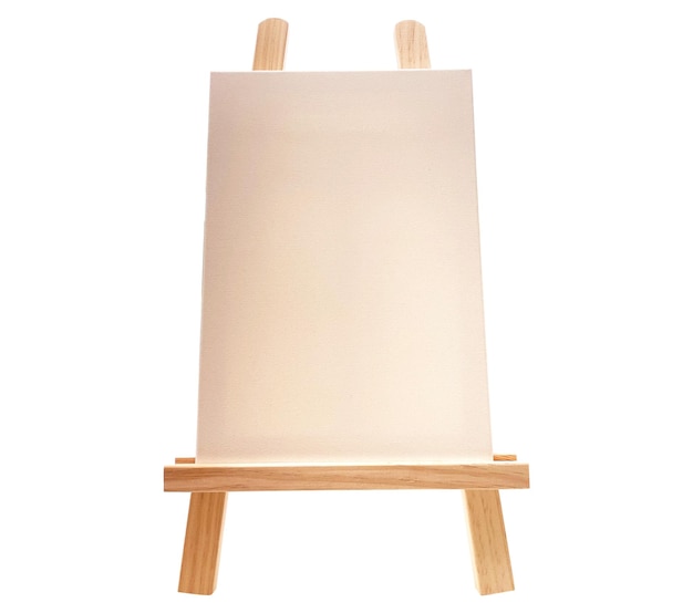 PSD an easel with a canvas