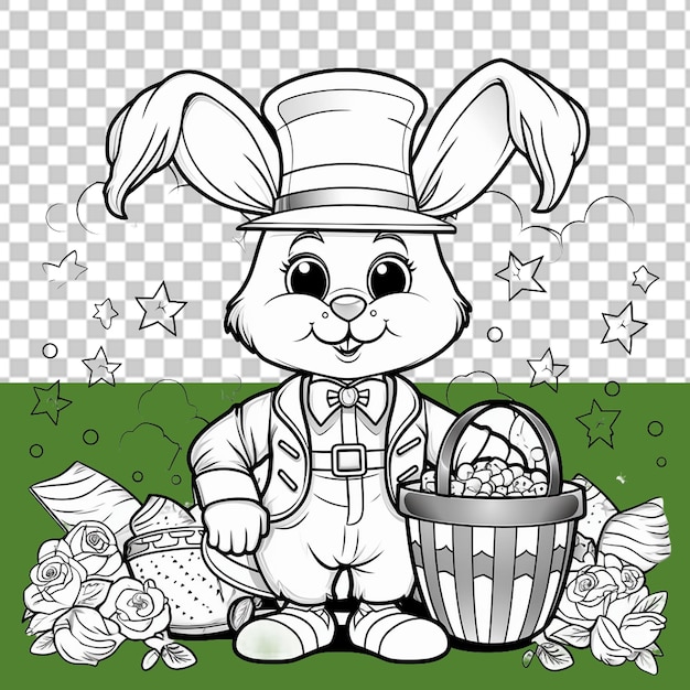 PSD easter celebrations png illustration