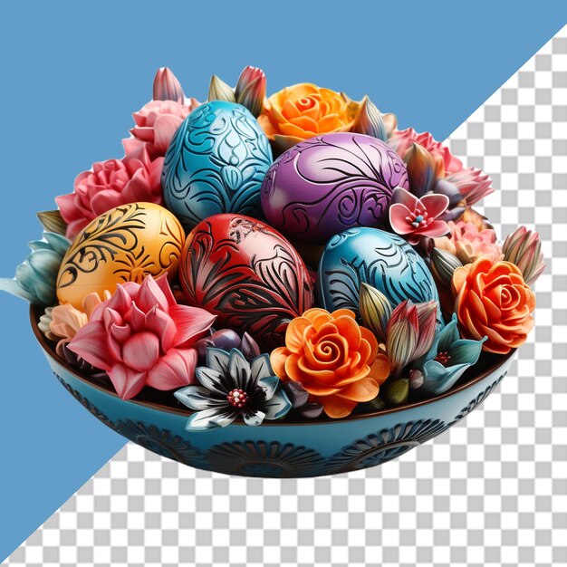 PSD easter celebrations png illustration