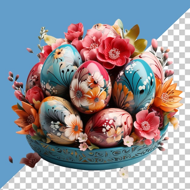 PSD easter celebrations png illustration