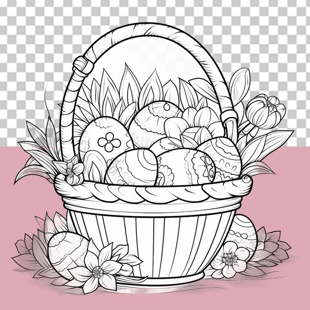 PSD celebrazioni di pasqua png illustrazione