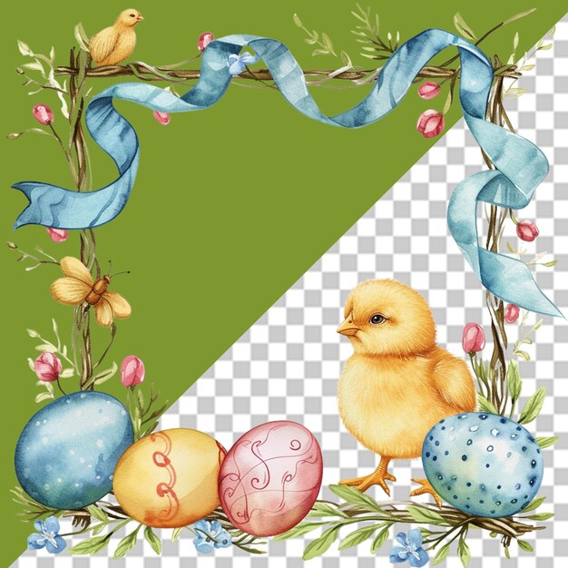 PSD easter celebrations png illustration