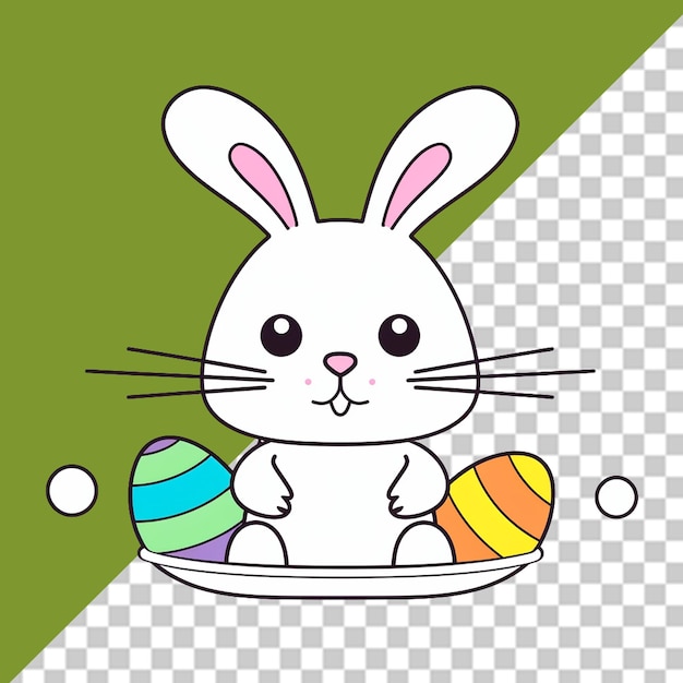 PSD easter celebrations png illustration