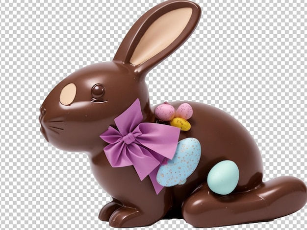 PSD easter chocolate bunny