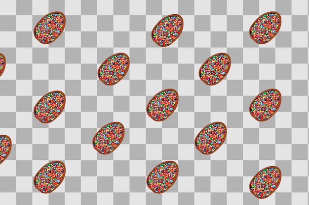 easter colorful easter eggs on white isolated on white png